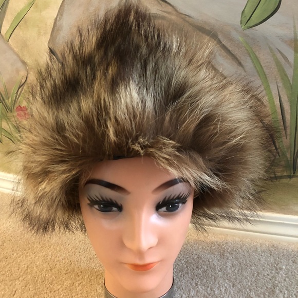 Raccoon Aviator Hat with Melton top - Picture 3 of 6